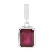 Pendentif en argent et Rubis de Madagascar