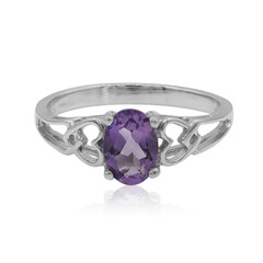 Bague en argent et Améthyste