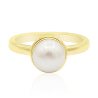 Bague en argent et Perle de culture d'eau douce