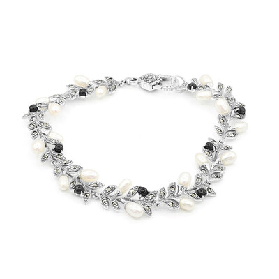 Bracelet en argent et Perle de culture d'eau douce