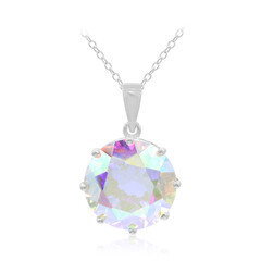 Collier en argent et Quartz Rayon de Lune