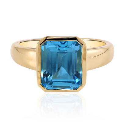 Bague en or et Topaze de Marambaia (Tenner Diniz)