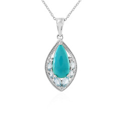 Collier en argent et Turquoise Sleeping Beauty