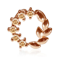 Pendentif en or et Diamant rose de France SI1 d'Argyle 