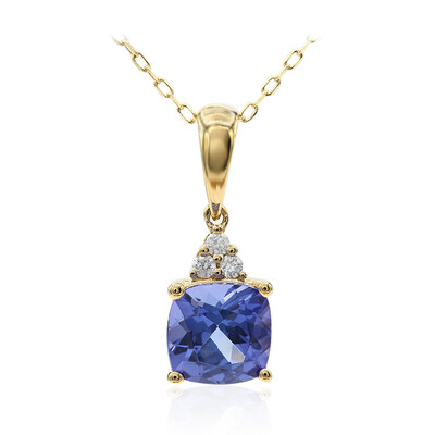 Collier en or et Tanzanite AAA (CIRARI)