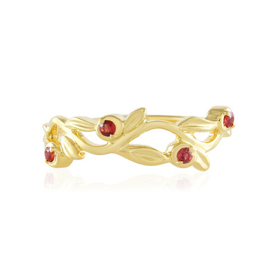 Bague en argent et Rubis de Tanzanie