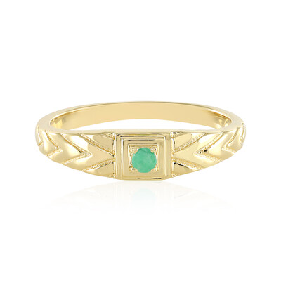 Bague en argent et Emeraude de Socoto