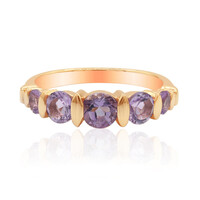 Bague en argent et Améthyste