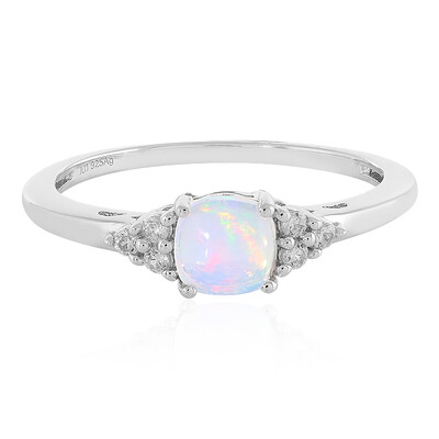 Bague en argent et Opale Welo