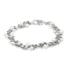Bracelet en argent et Perle de culture d'eau douce