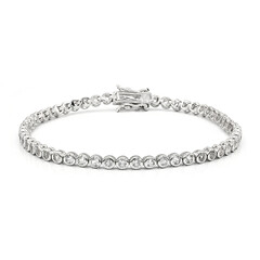 Bracelet en argent et Topaze blanche