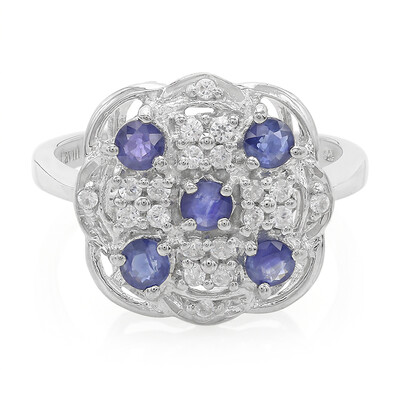 Bague en argent et Saphir de Kanchanaburi
