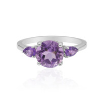 Bague en argent et Améthyste
