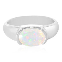 Bague en argent et Opale Welo