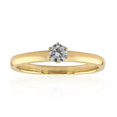 Bague en or et Diamant SI2 (H)