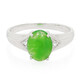 Bague en argent et Chrysoprase impériale