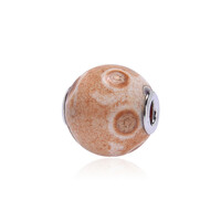 Pendentif en argent et Agate de Mongolie