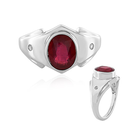 Bague en argent et Rubis de Bemainty