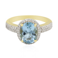 Bague en or et Aigue-marine de Medina