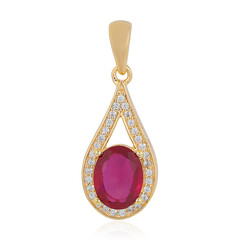Pendentif en argent et Rubis de Madagascar