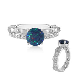 Bague en argent et Opale Mezezo
