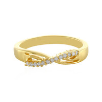 Bague en argent et Diamant I4 (J)