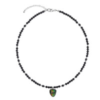 Collier en argent et Ammolite