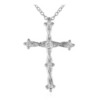 Collier en argent et Topaze blanche