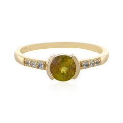Bague en or et Sphène