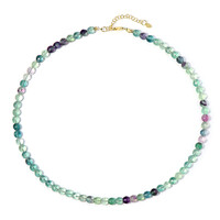 Collier en argent et Fluorite