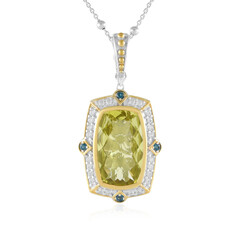 Collier en argent et Quartz de l'Ouro Verde (Dallas Prince Designs)