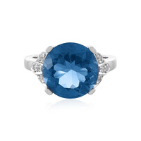 Bague en argent et Fluorite à couleur changeante
