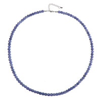 Collier en argent et Tanzanite