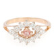 Bague en argent et Saphir Padparadscha