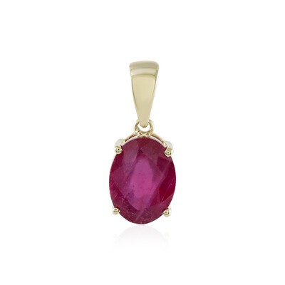 Pendentif en or et Rubis de Madagascar