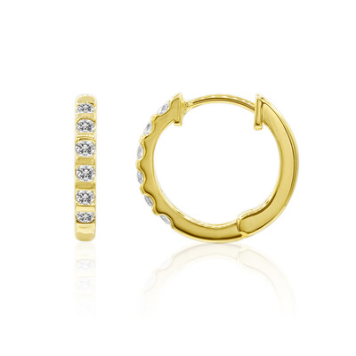 Boucles d'oreilles en or et Diamant IF (D) (Annette)