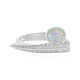 Bague en argent et Opale Welo AAA (de Melo)