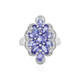 Bague en argent et Tanzanite