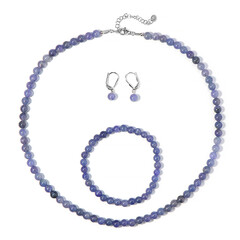 Parure en argent et Tanzanite