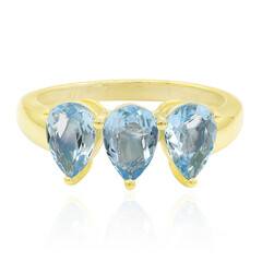 Bague en or et Aigue-marine de Medina