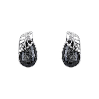 Boucles d'oreilles en argent et Ambre baltique (dagen)