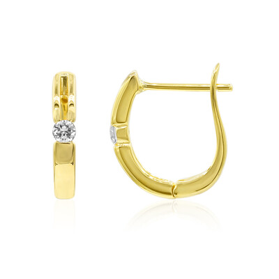 Boucles d'oreilles en or et Diamant IF (D) (Annette)