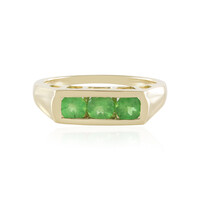 Bague en or et Tsavorite de Tanzanie