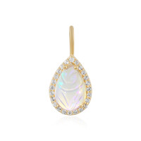 Pendentif en argent et Opale Welo