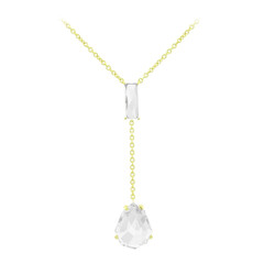 Collier en argent et Quartz blanc (TPC)