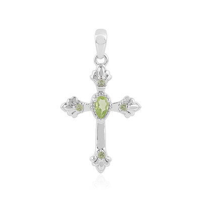 Pendentif en argent et Péridot