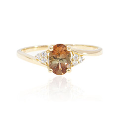 Bague en or et Andalousite