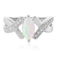 Bague en argent et Opale Welo