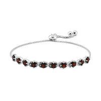 Bracelet en argent et Grenat