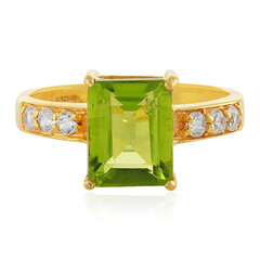 Bague en argent et Péridot